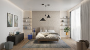 lit boxspring Massello