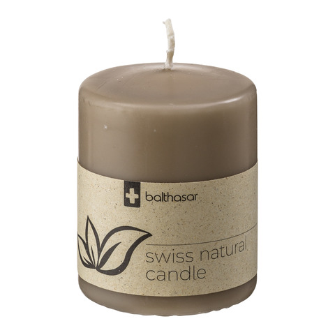 candela cilindrica Swiss Natural