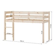 Letto mezzo-alto HS-Comfort