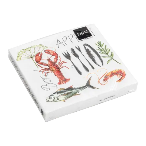 Papierserviette Fish Food