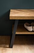 Schuhbank Eiche Dekor