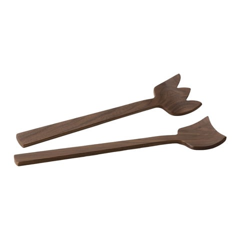 Salatbesteck Walnut