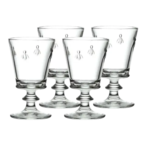 set de verres à vin Abeille