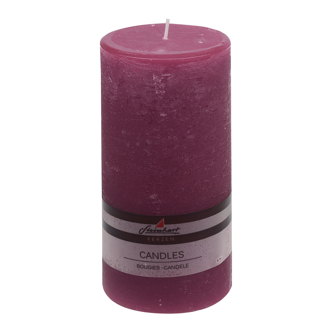candela cilindrica Rustic