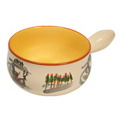 Fondue Caquelon Schlittenfahrt