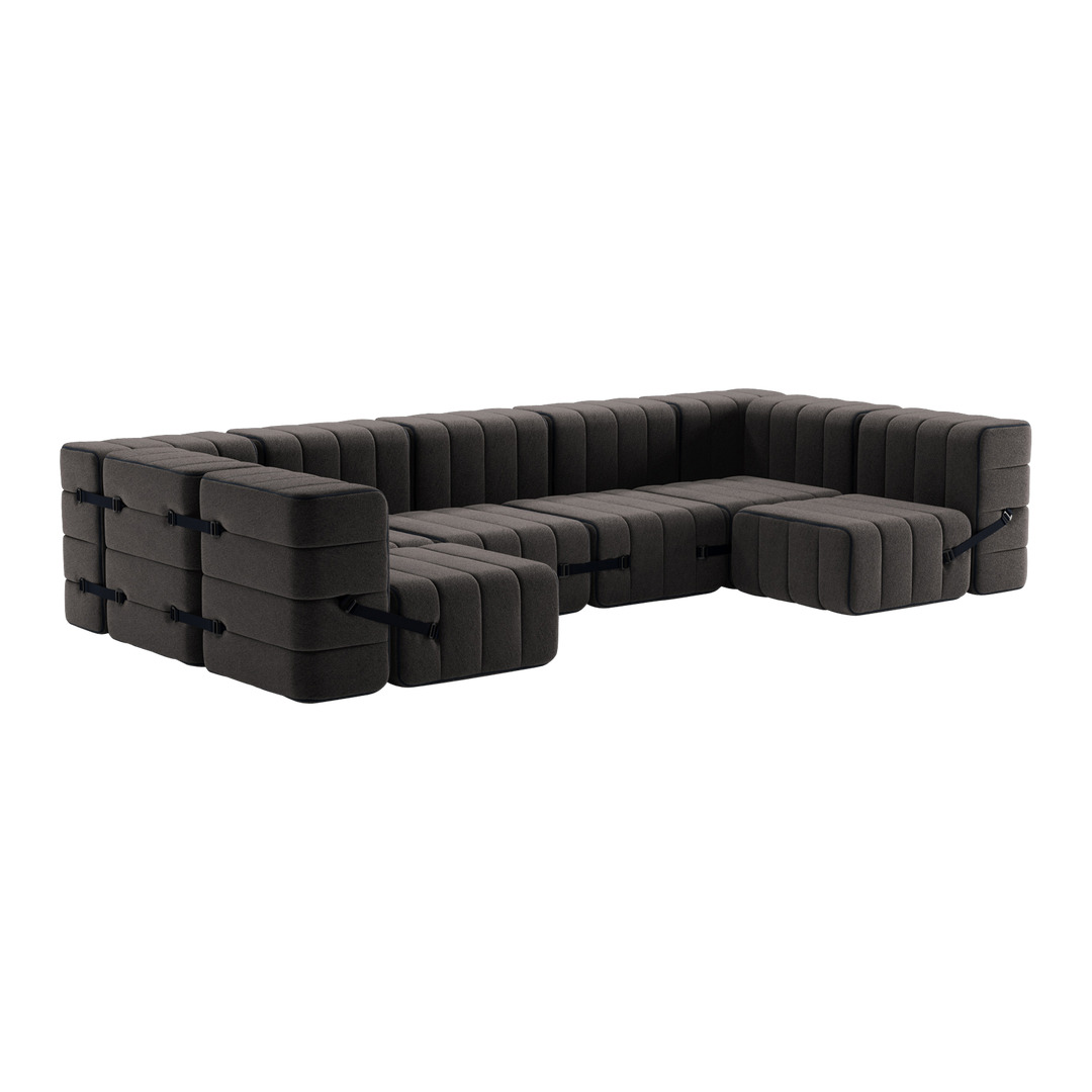 divano ad angolo Curt Jet