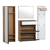 miroir de garderobe Atina