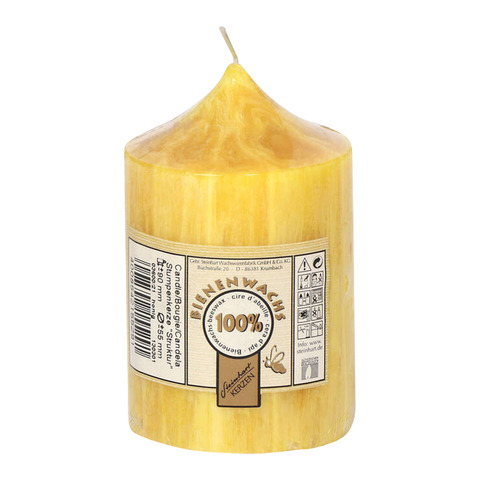 Zylinderkerze Honey