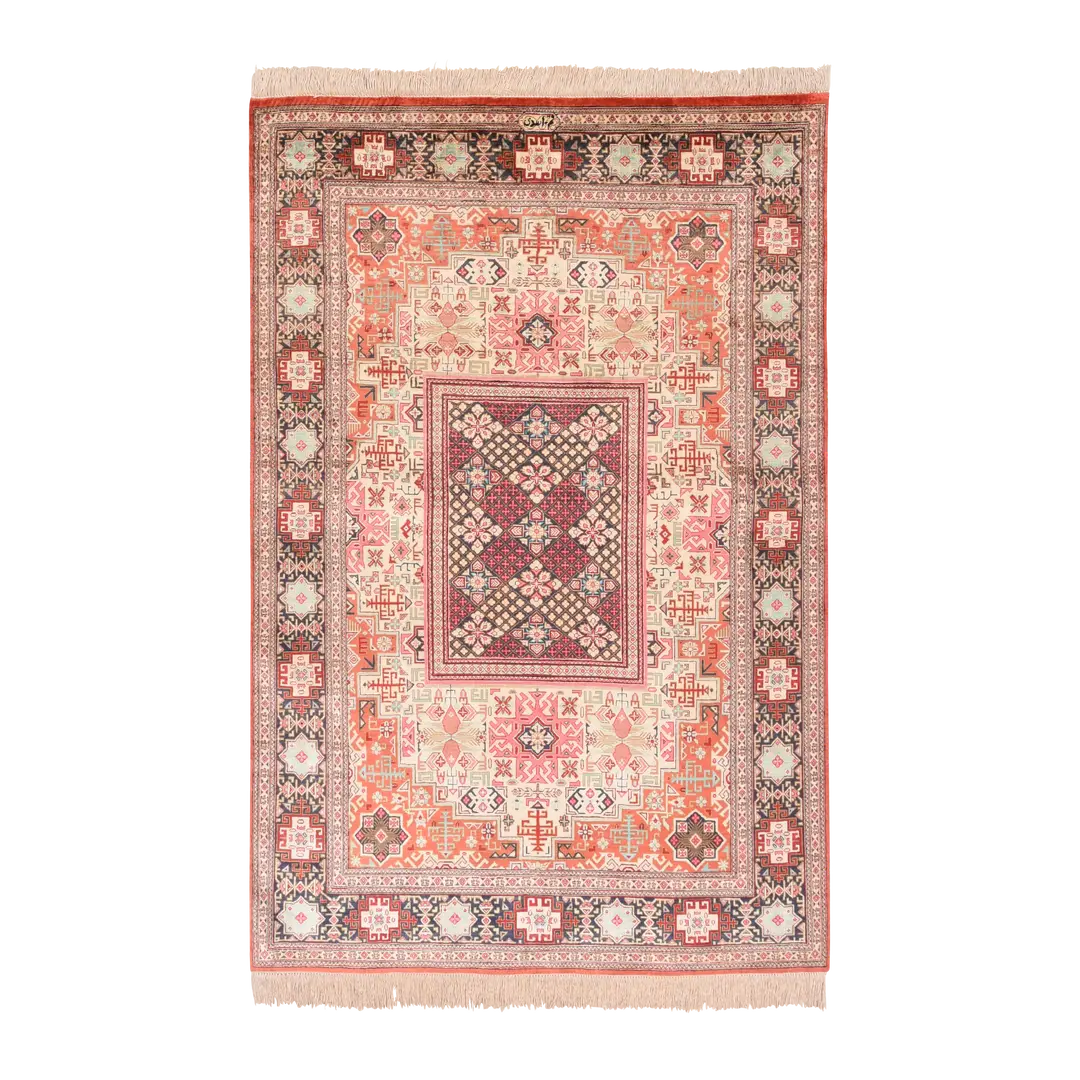 tapis persan Ghom Seide