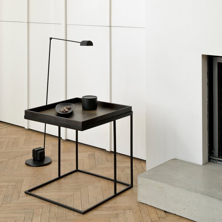 Acheter Ethnicraft table d’appoint SQUARE en noire