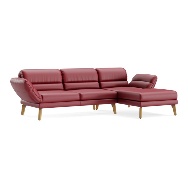 Dieter Knoll Ecksofa Cosio in rot kaufen