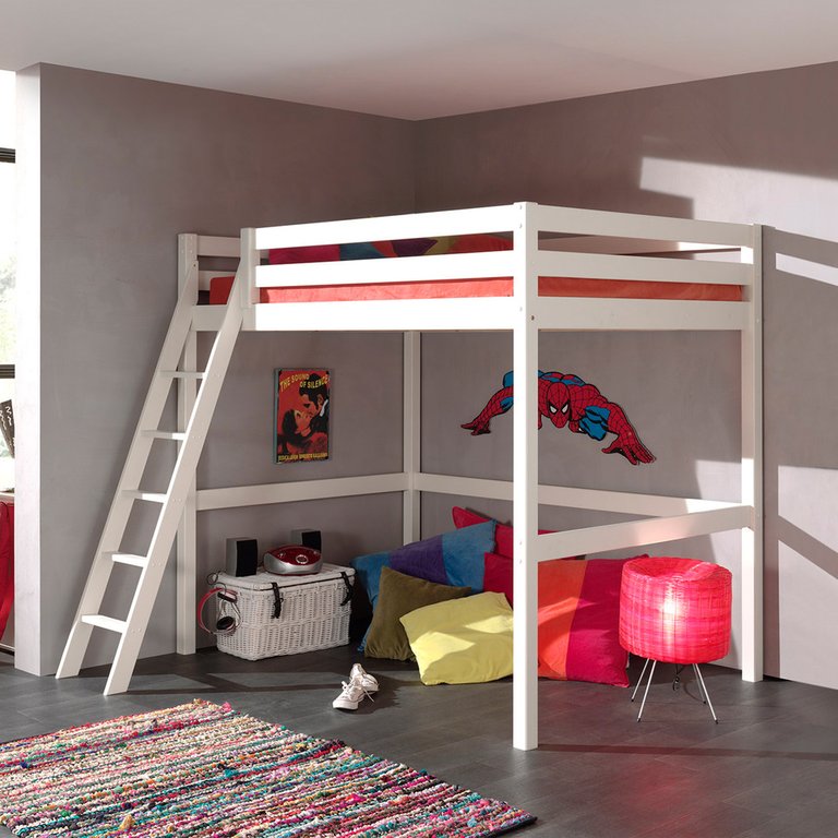 Hoppekids ECO Luxury Scala per Letto a Castello, Bianca