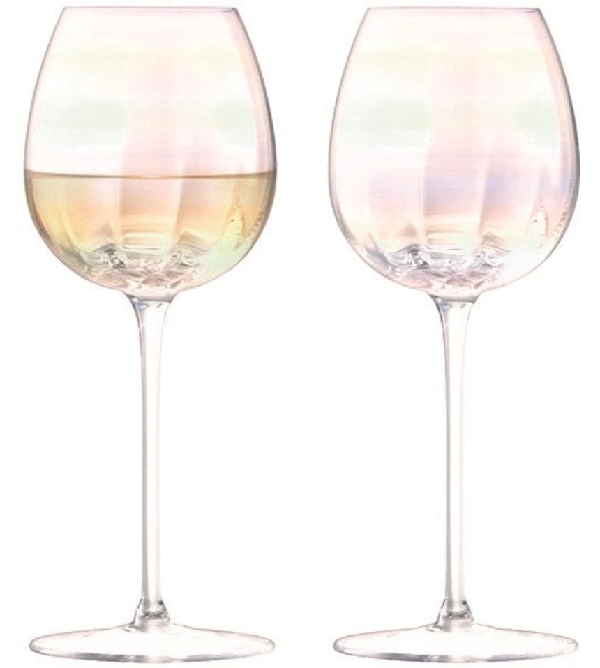 set de verre à vin blanc Pearl