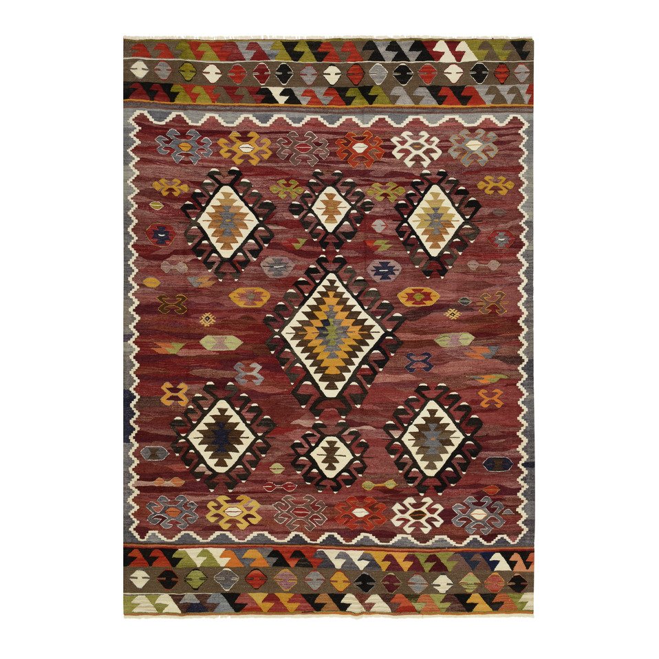 kilim/tissu plat Fil ancien