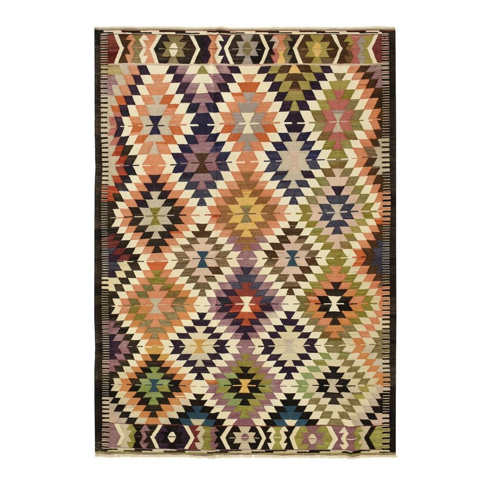 kilim/tissu plat Fil ancien