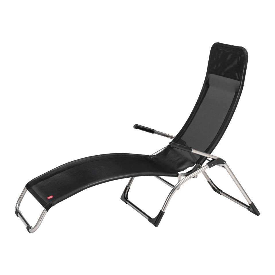 chaise longue PLAYA ALU SCHWARZ