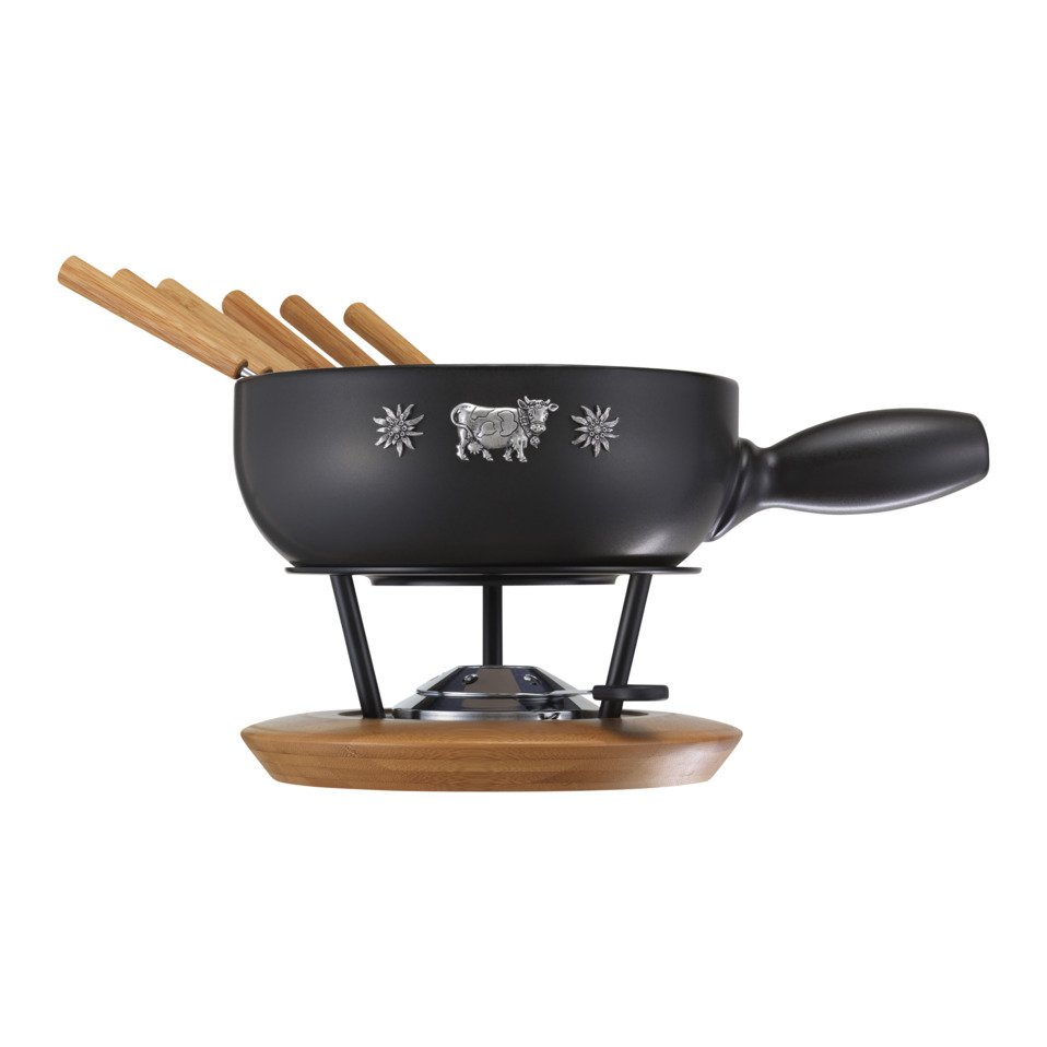 Kuhn Rikon FondueSet Alpina in schwarz kaufen