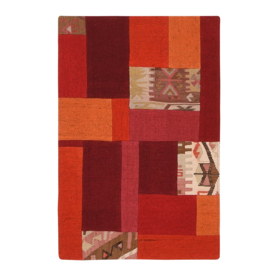 kelim/tessuto liscio Renkli Kilim Patchwork