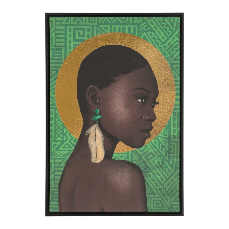 Quadro con cornice Africa-4013