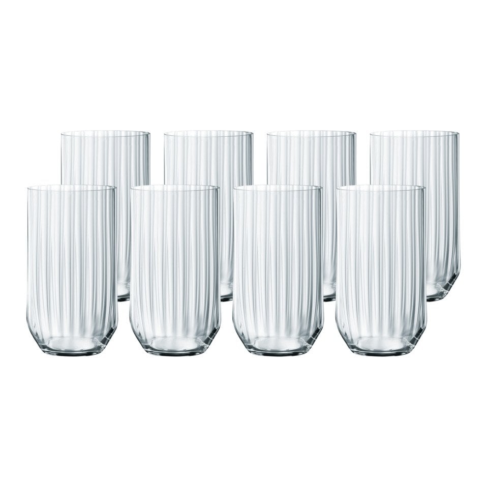 set de verres Linear