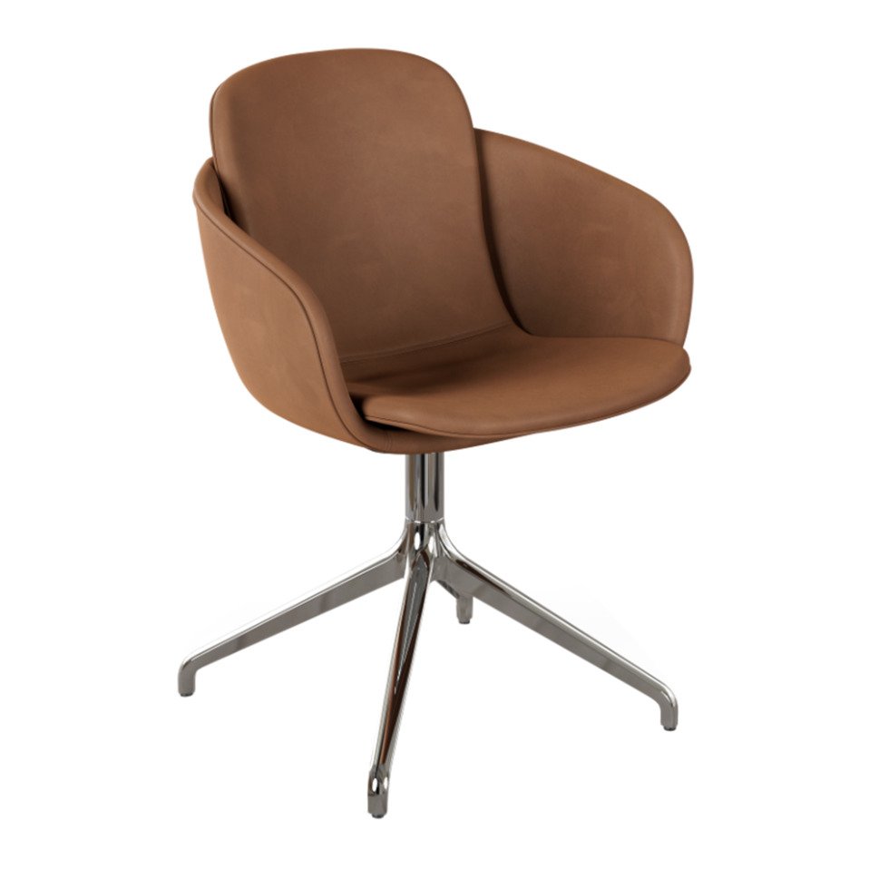 Armlehnstuhl Chair no. One S2 Polished Swivel