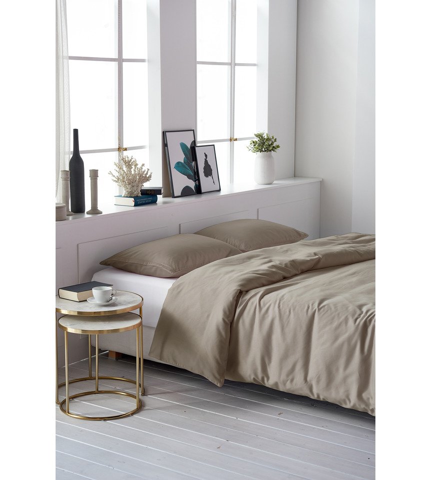 housse de duvet Uni Satin 100