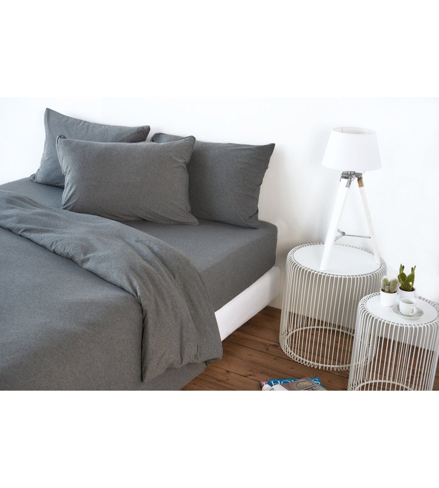 housse de duvet Melange Jersey UNI