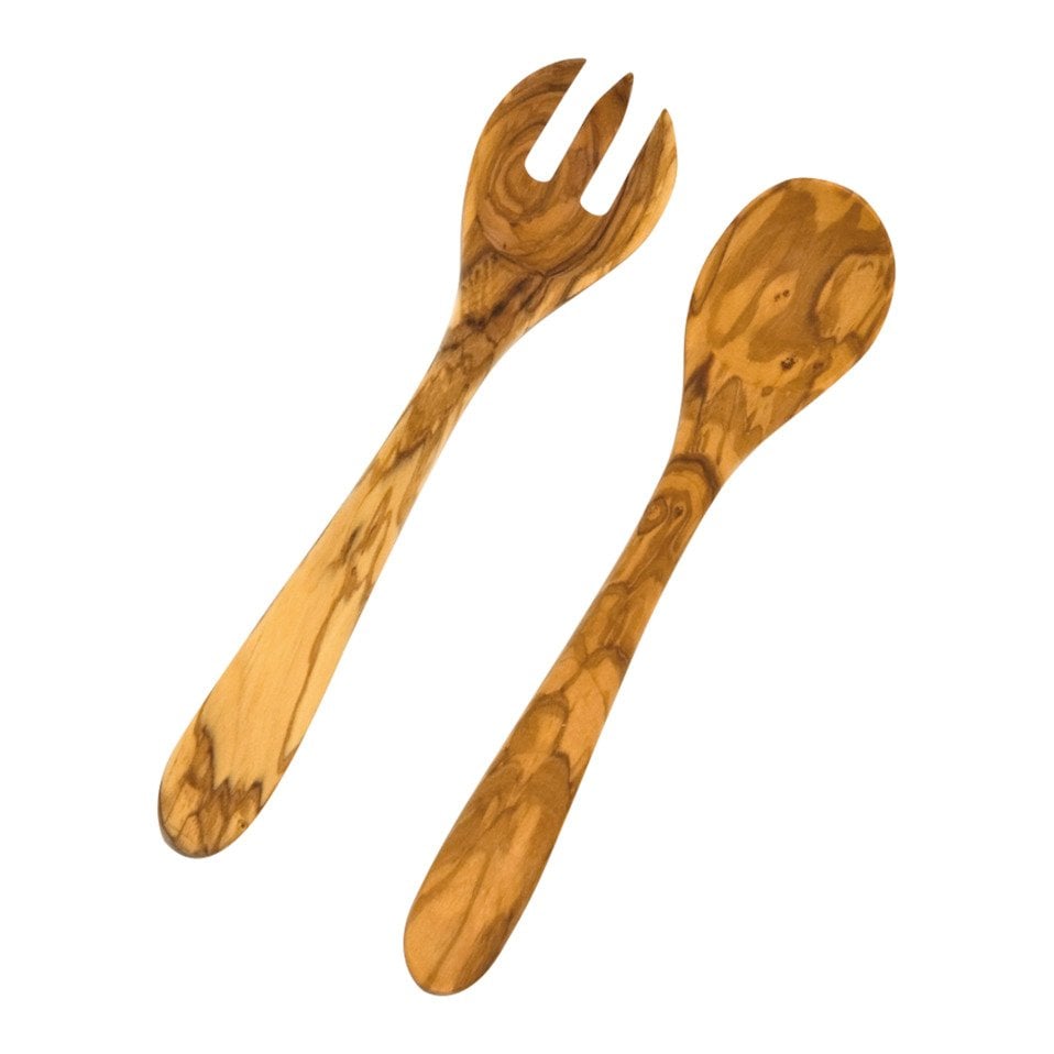 posate da insalata Olive Wood