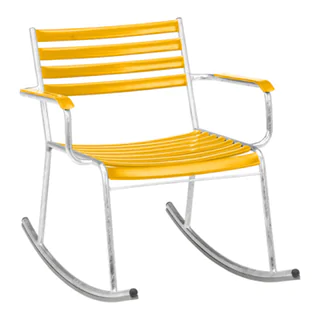 fauteuil à bascule de jardin BAETTIG