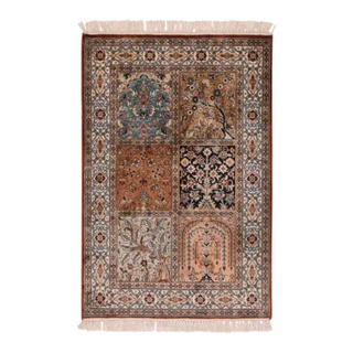 tapis d’Orient classiques Kashmir Seide Indien