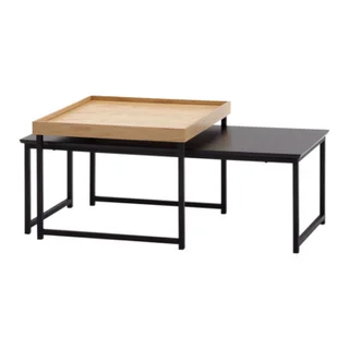 Table gigogne 2 pieces Eiche