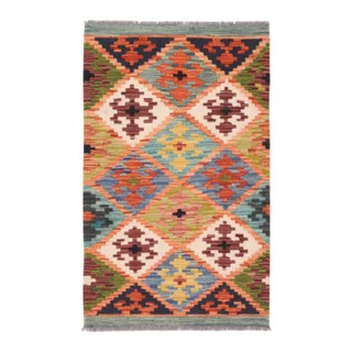 kilim/tissu plat Afghan Kelim