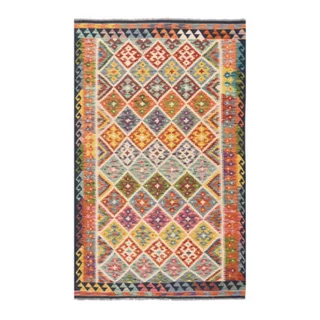 kilim/tissu plat Afghan Kelim