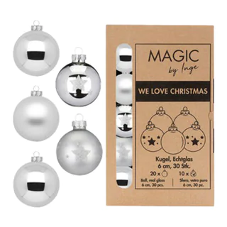 lot de boules de Noël Magic