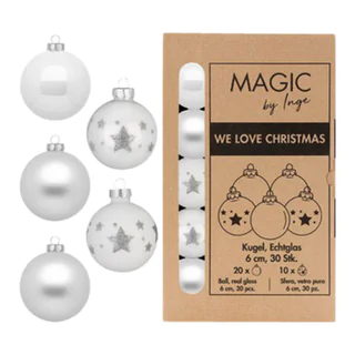 lot de boules de Noël Magic