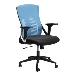 chaise de bureau blau