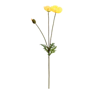 Kunstblume Mohn