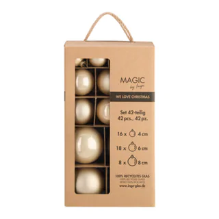 lot de boules de Noël Magic