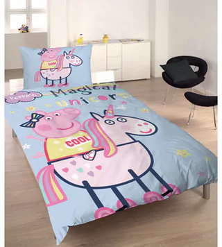 linge de lit Peppa Pig