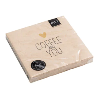 serviettes en papier Coffee & You