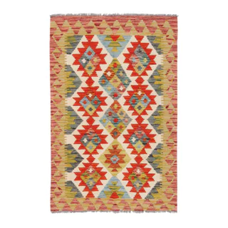 kilim/tissu plat Afghan Kelim