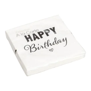 serviettes en papier Birthday