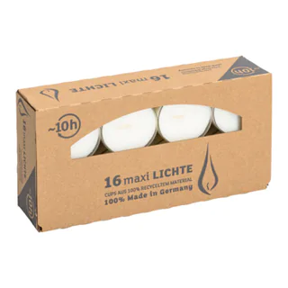 set bougies chauffe-plat MAXILIGHTS