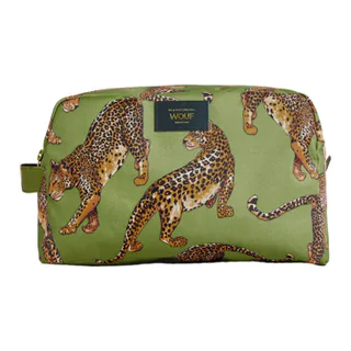 Kosmetiktasche Olive Leopard