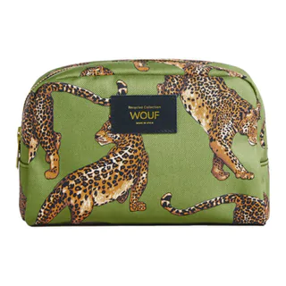 trousse per trucchi Olive Leopard