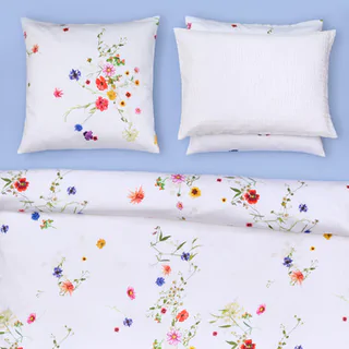 housse de duvet FLEURS VOLANTES