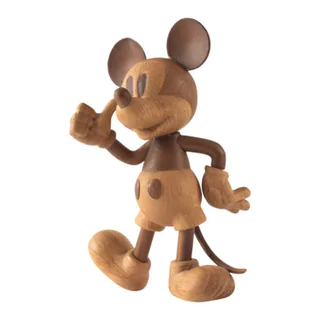 Holzfigur Mickey-Mouse